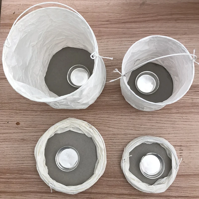 Outdoor Lighting Wedding Decor - 4pcs 2026 DIY White Straight Paper