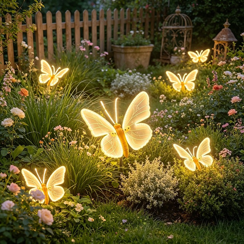 Outdoor Lighting Wedding Decor - LED Butterfly Lights Waterproof Butterfly Lights