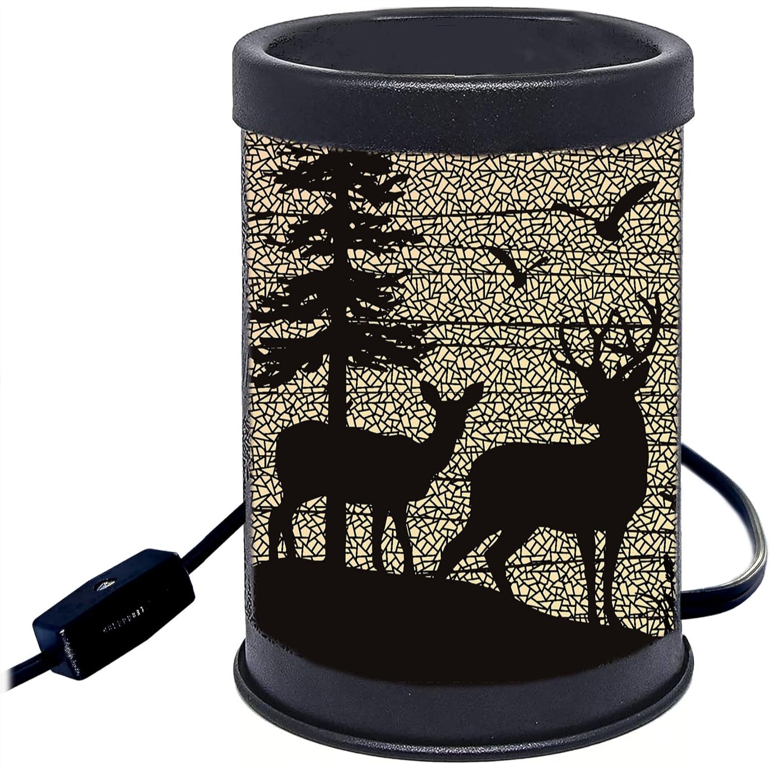 Lighting Home Decor Products - Electric Candle Warmer Lamp with Deer
