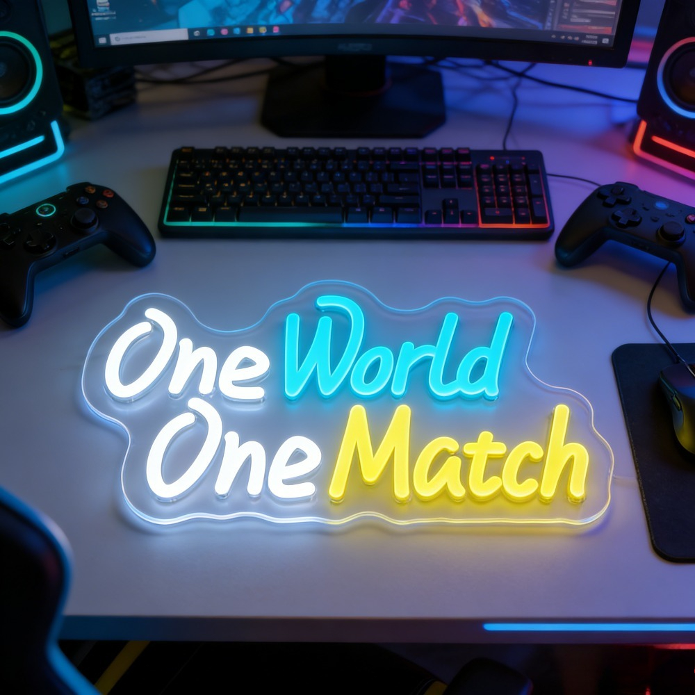 Lighting Decoration Ideas For Home - COne World One Match Gaming Neon