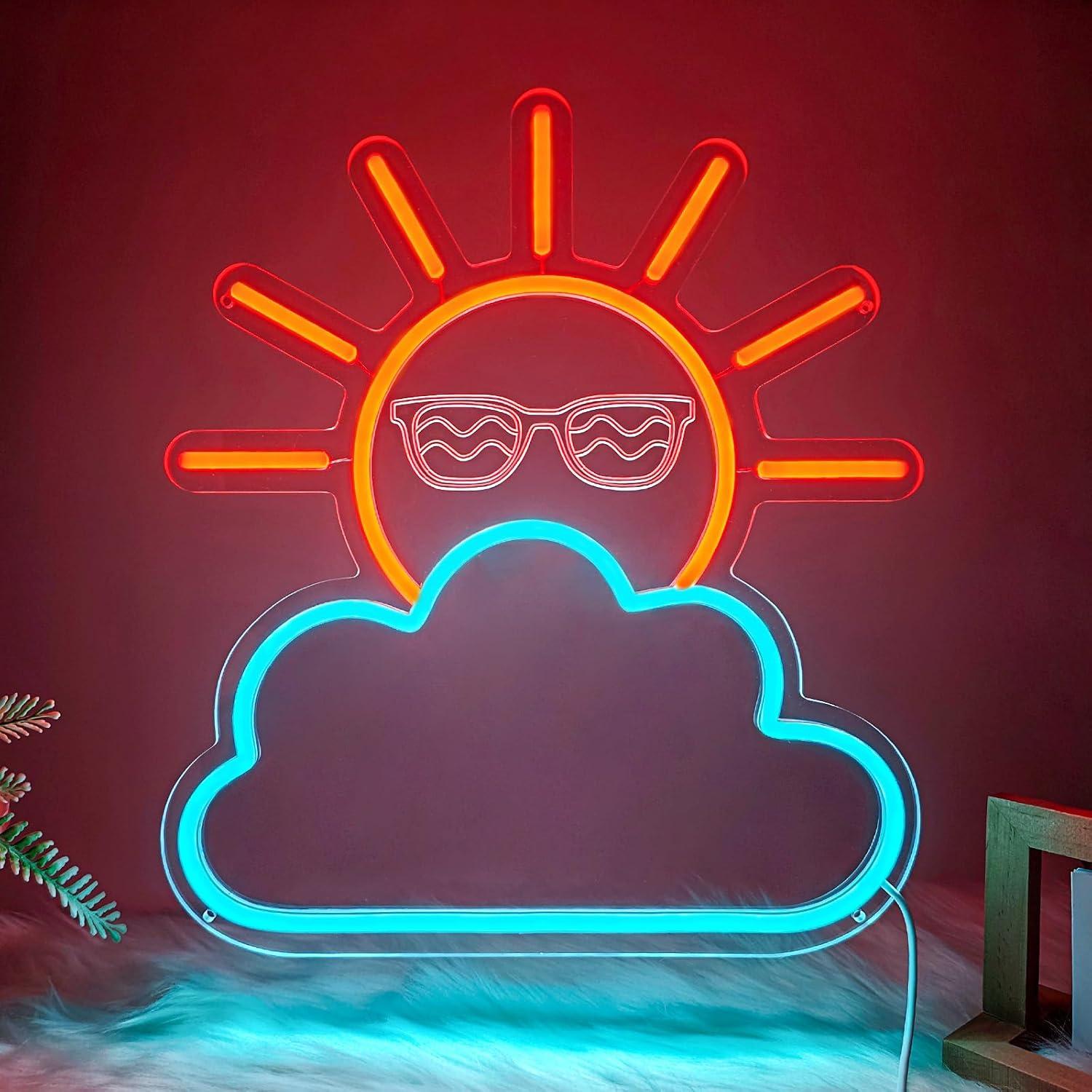 Wall Decor Lighting - Sunrise Sunset Neon Sign USB Powered