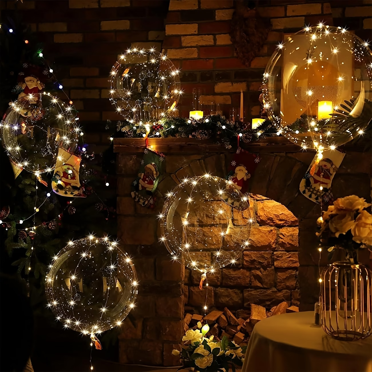 Outdoor Lighting Wedding Decor - 20pcs Set Bobo Balloons with LED