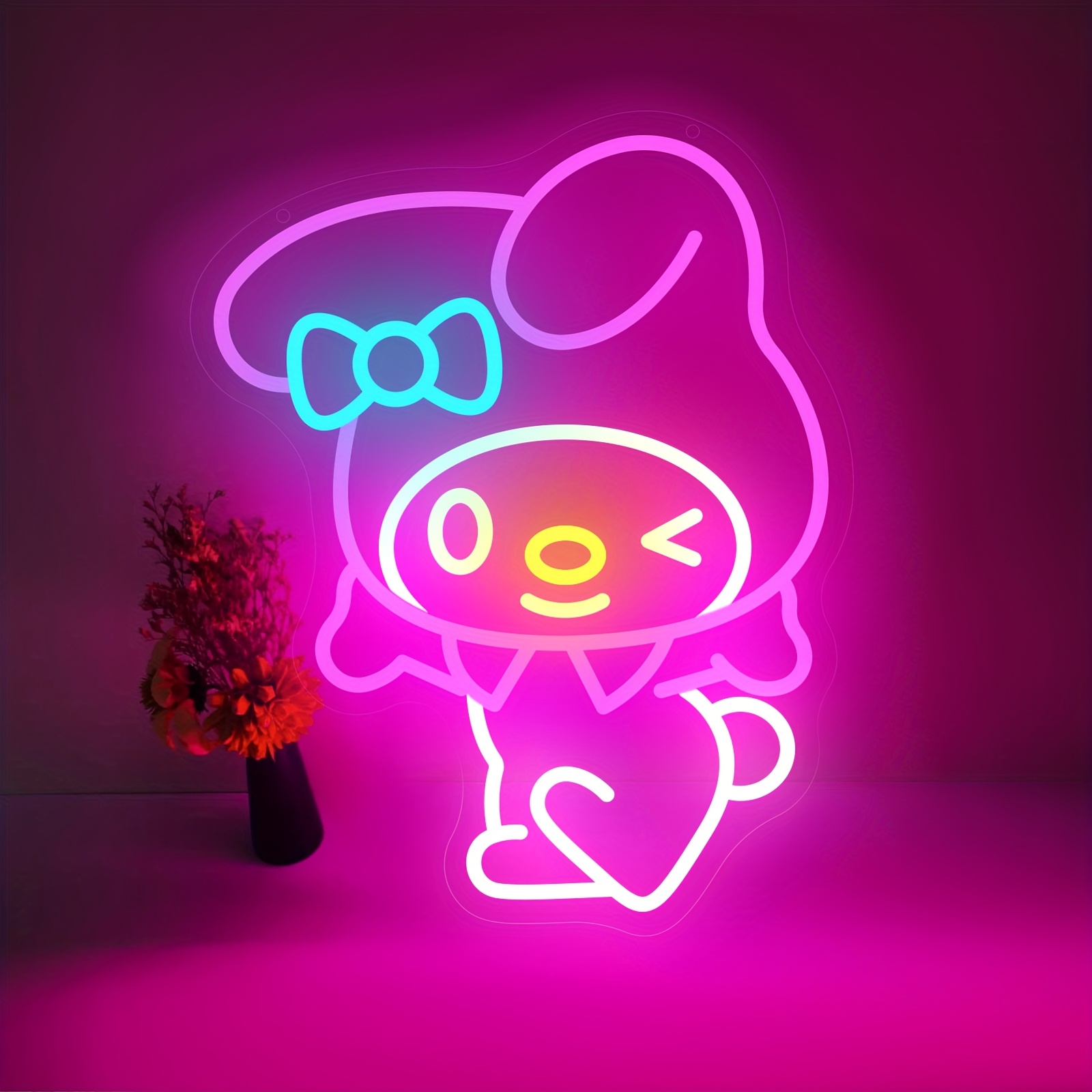 Bedroom Lighting Decor Ideas - My Melody Neon Sign for Wall