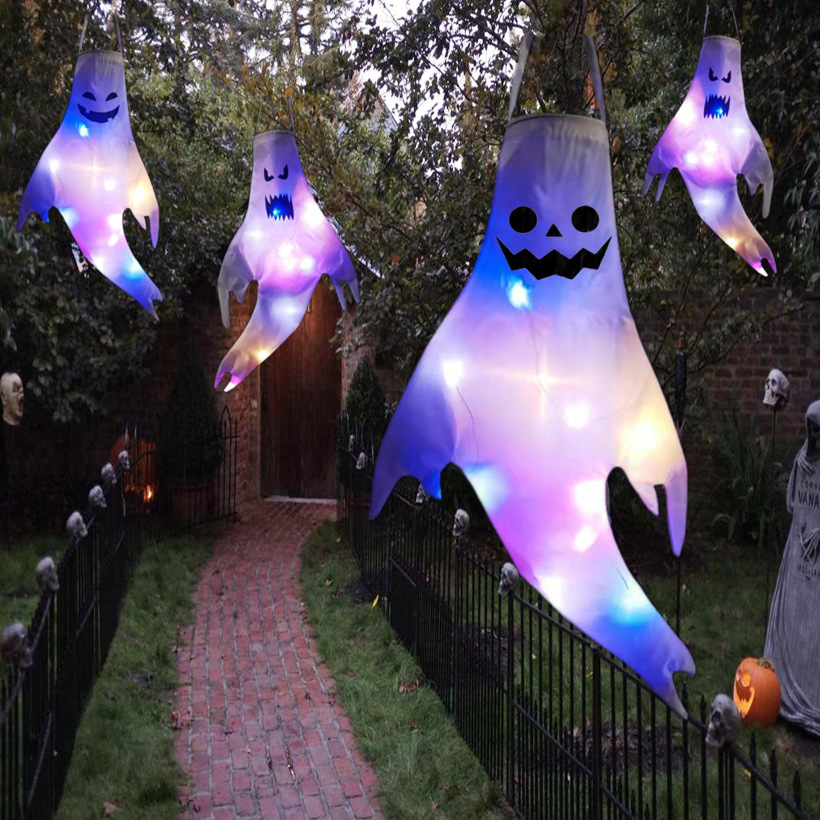 Outdoor Lighting Wedding Decor - Halloween Outdoor Ghost pendant LED Lights