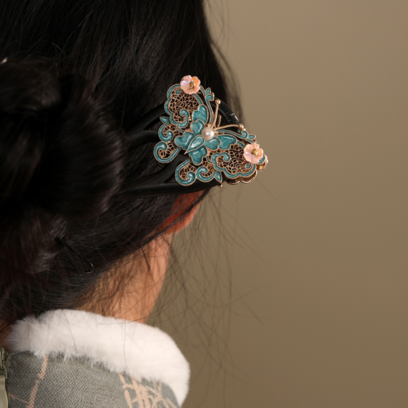 Vintage Lighting Decor - U Shape Chinese Style Hairpin For