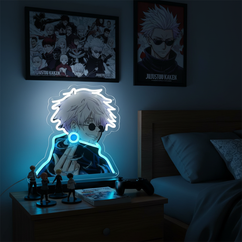 Lighting Decor For Wedding - Custom Animes Jujutsu Kaisen Gojo Neon