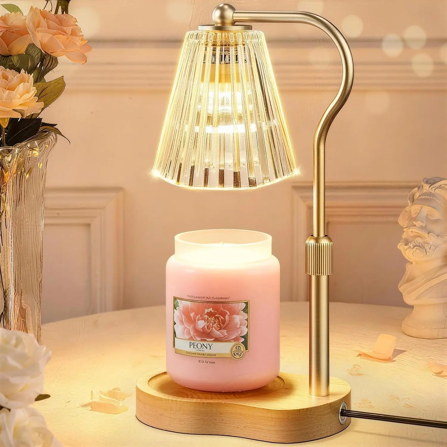 Lighting Home Decor Products - Flame-Free Candle Warmer Lamp with Timer