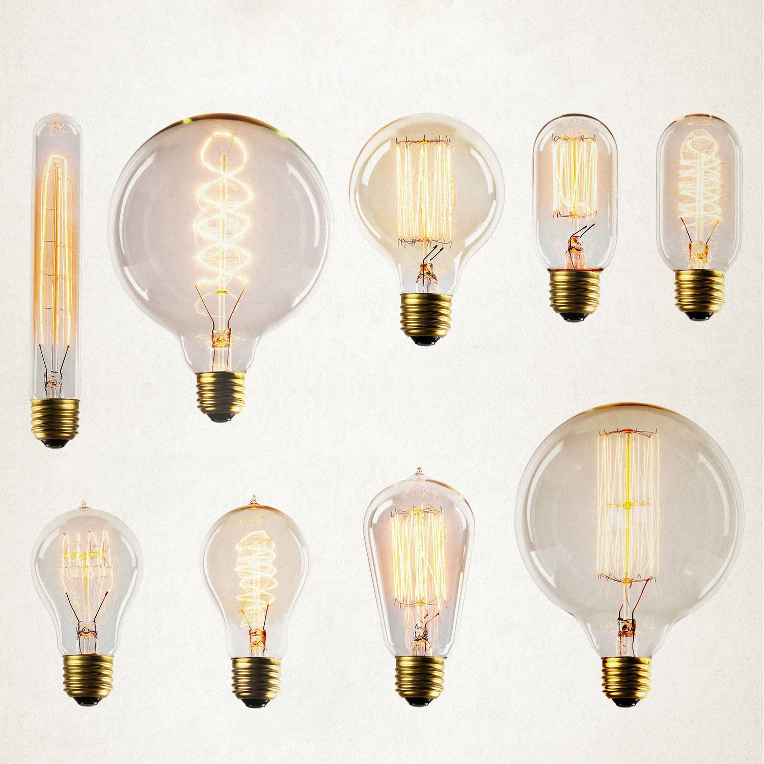Vintage Lighting Decor - Retro Edison Light Bulb E27 40W