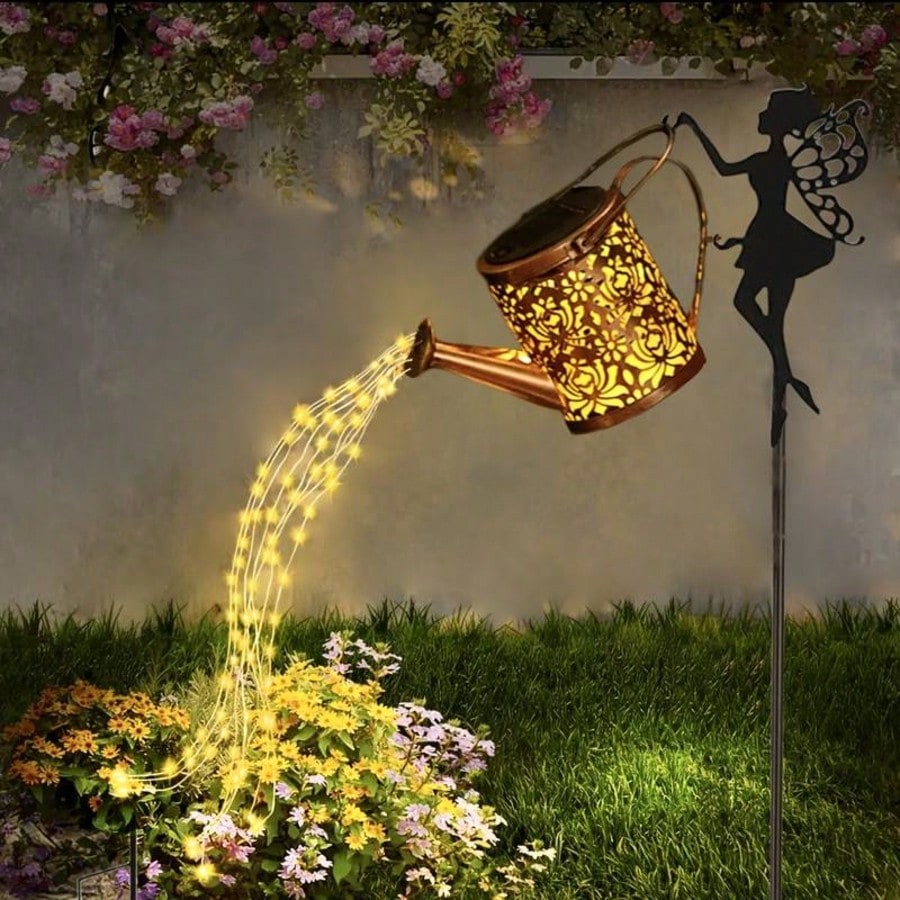 Vintage Lighting Decor - 1 PC Solar Outdoor Fairy Waterfall