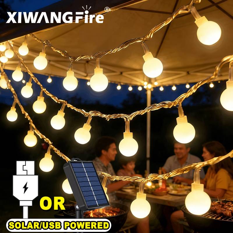 3-10M Solar/USB/Battery String - огляд і ціна Outdoor Lighting Wedding Decor