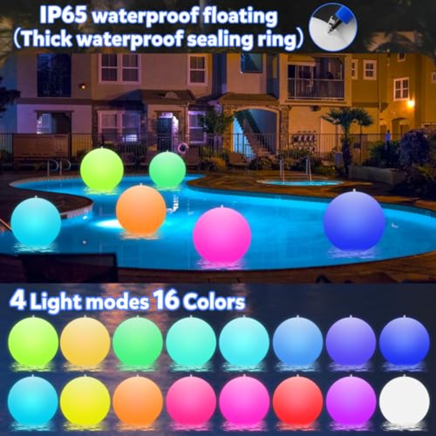 Solar Floating Ball Pool Light - огляд і ціна Decor Lighting Pack