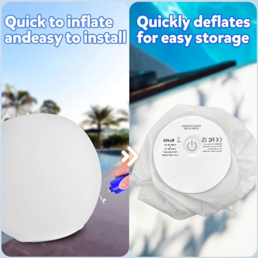 Solar Floating Ball Pool Light - огляд і ціна Decor Lighting Pack