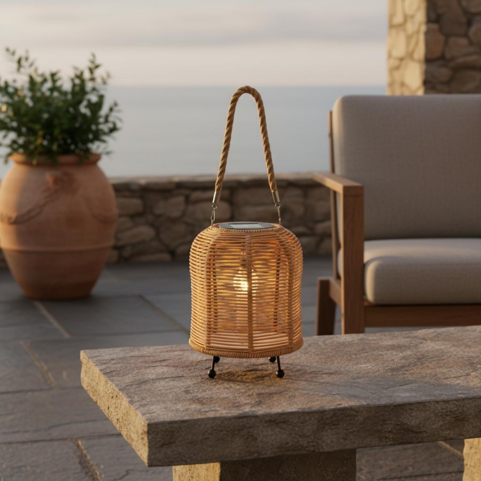 Handwoven Solar Lantern Braide - огляд і ціна Lighting Decor Outdoor