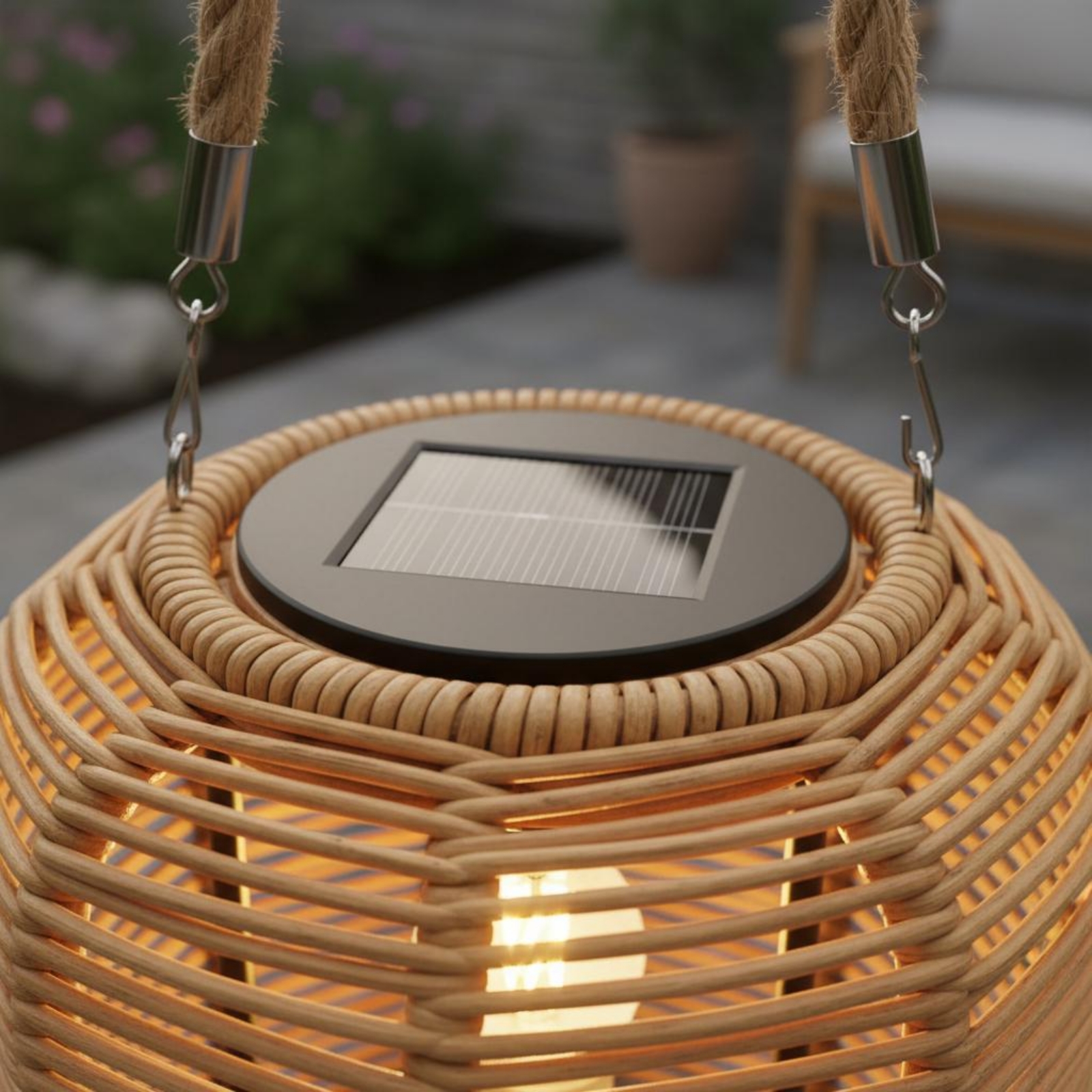 Handwoven Solar Lantern Braide - огляд і ціна Lighting Decor Outdoor