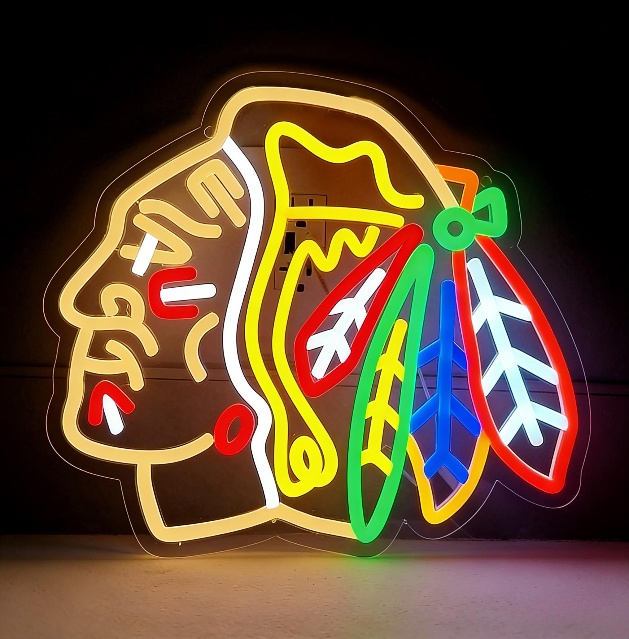 Ice Hockey Neon Signs USB Dimm - огляд і ціна Decor Lighting Fans