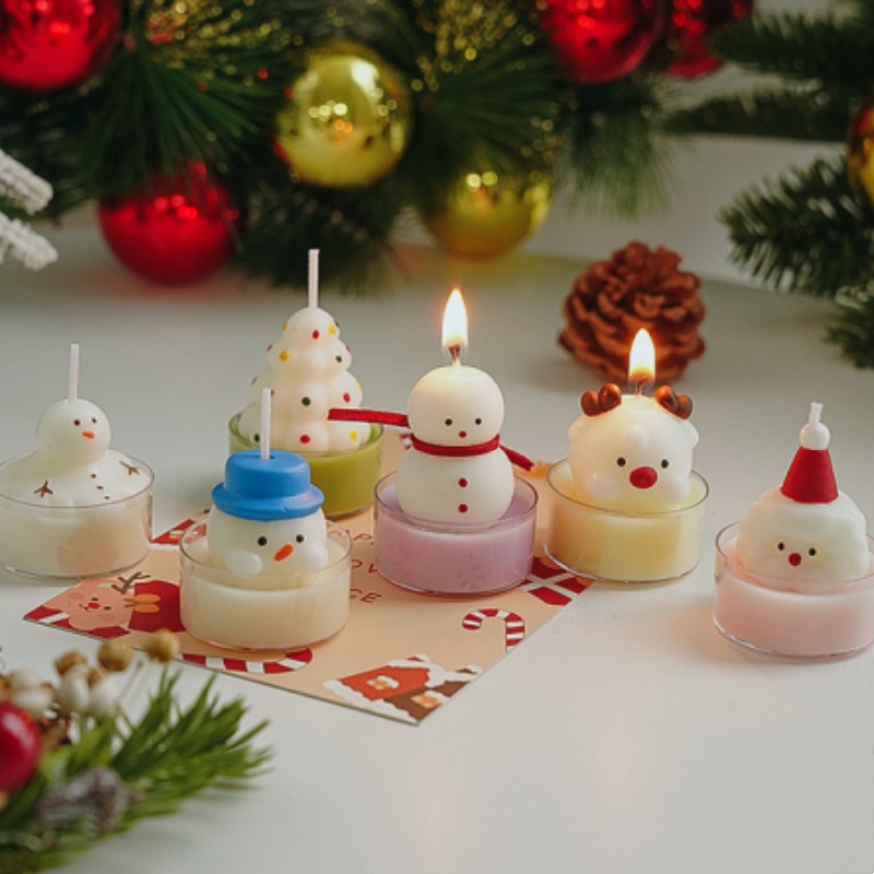 Christmas Tree Tea Candle Snow - огляд і ціна Lighting Tree Decor