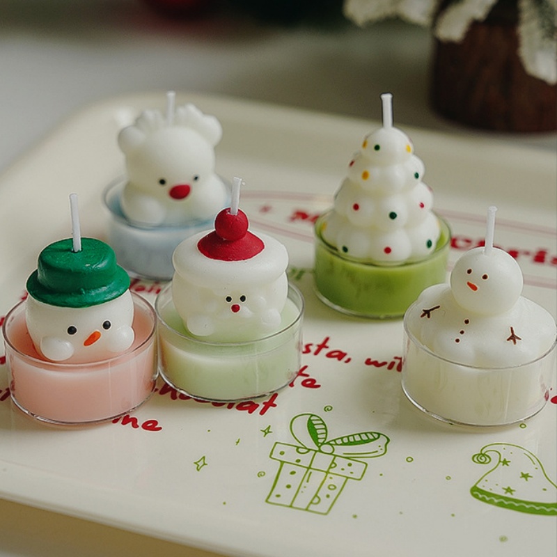 Christmas Tree Tea Candle Snow - огляд і ціна Lighting Tree Decor