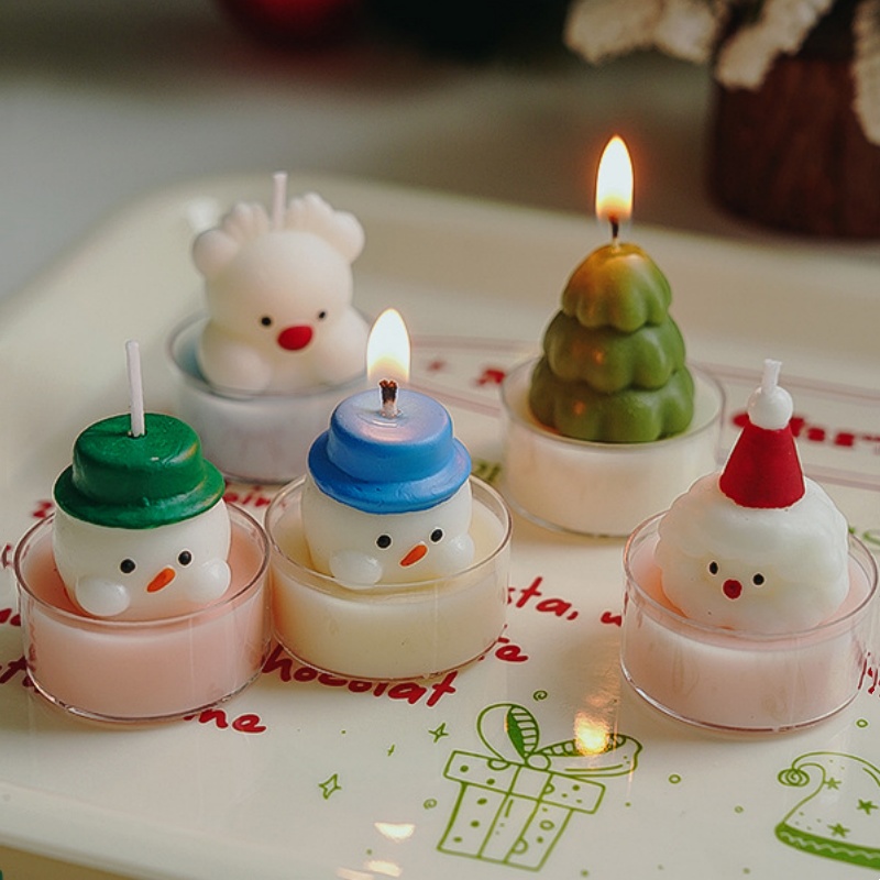 Christmas Tree Tea Candle Snow - огляд і ціна Lighting Tree Decor