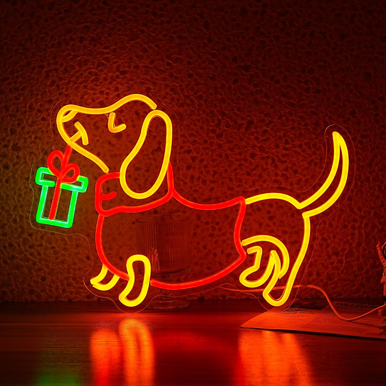USB Dimmable Dachshund Neon Si - огляд і ціна Bedroom Lighting Decor Ideas