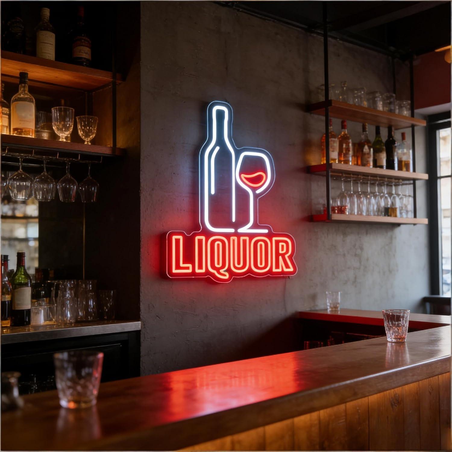 Liquor Neon Sign USB Dimmable  - огляд і ціна Wall Decor Lighting