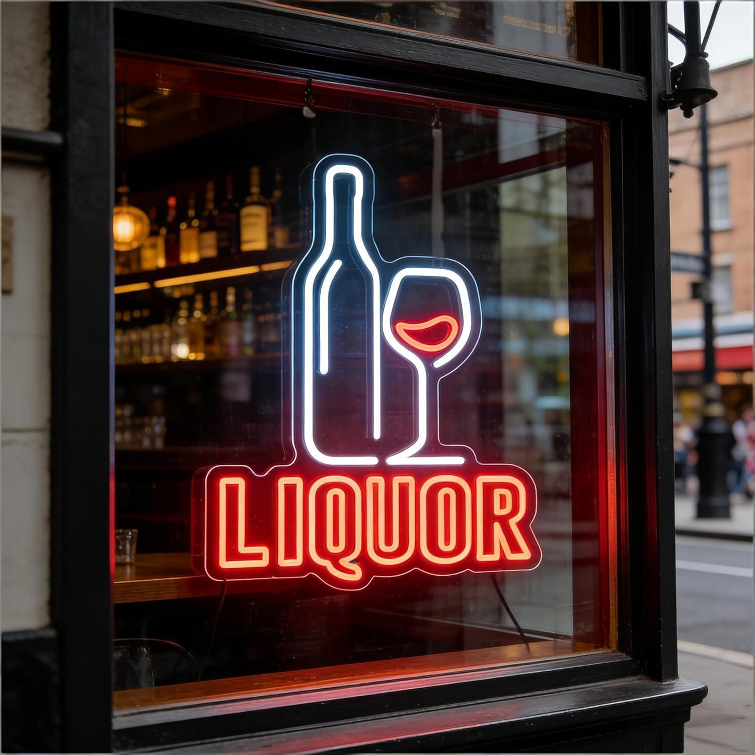 Liquor Neon Sign USB Dimmable  - огляд і ціна Wall Decor Lighting
