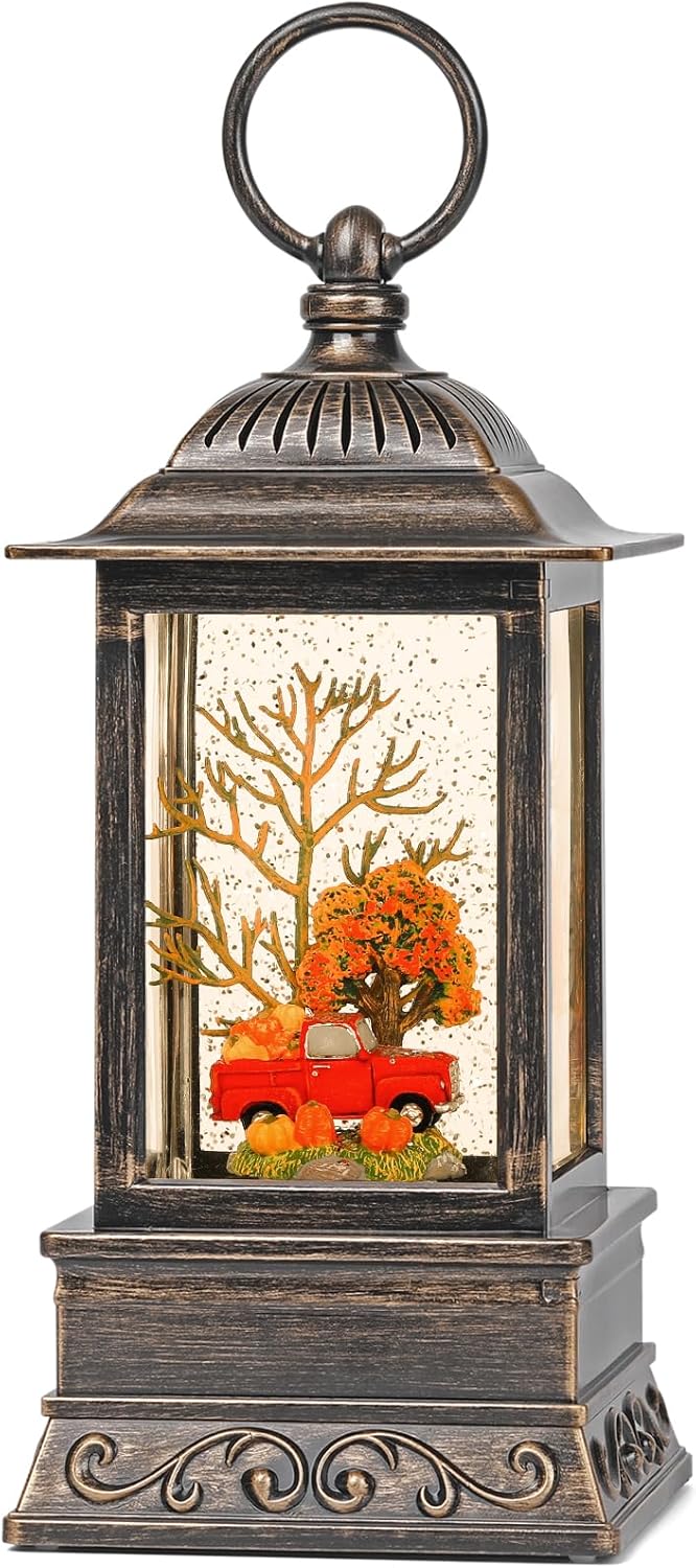 Fall Snow Globe Decorations, G - огляд і ціна Lighting Home Decor Products