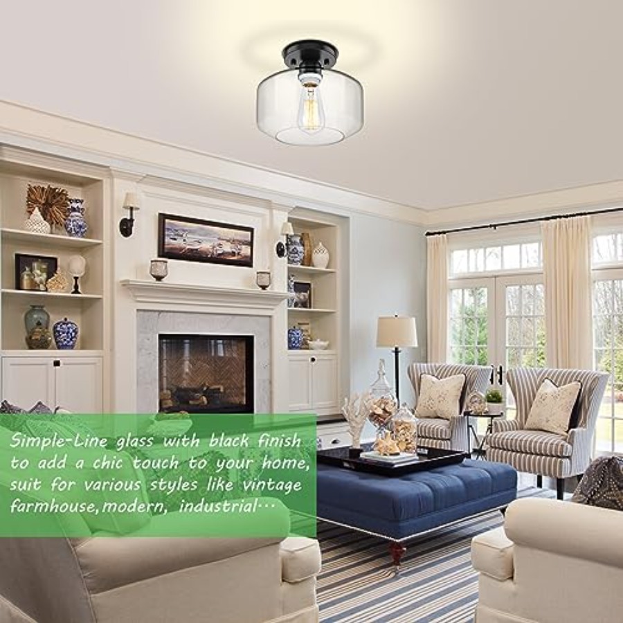 Semi Flush Mount Ceiling Light - огляд і ціна Pendant Light Shade