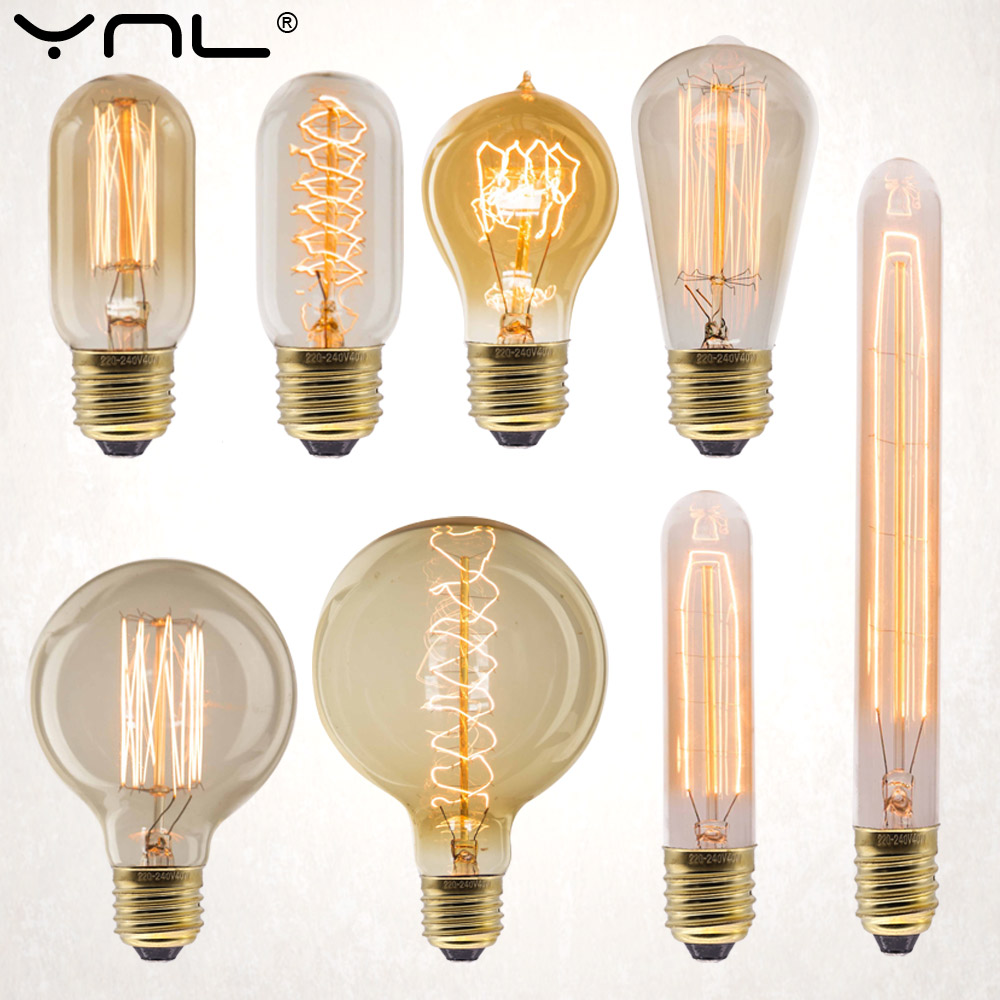 E27 Retro Edison Bulb 220V 40W - огляд і ціна Vintage Lighting Decor