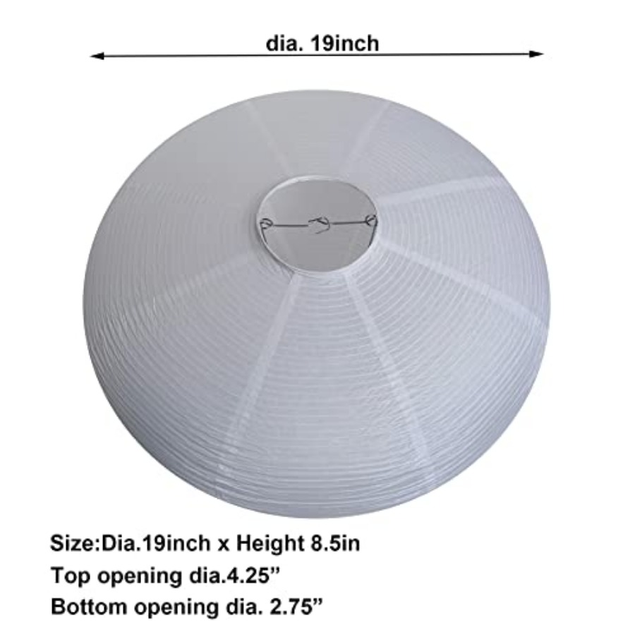 2Pcs White Oval Paper Lantern  - огляд і ціна Pendant Light Shade