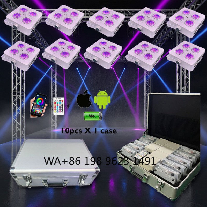 4X18W RGBWA+UV 6IN1 Mini Wirel - огляд і ціна Lighting Decor For Wedding