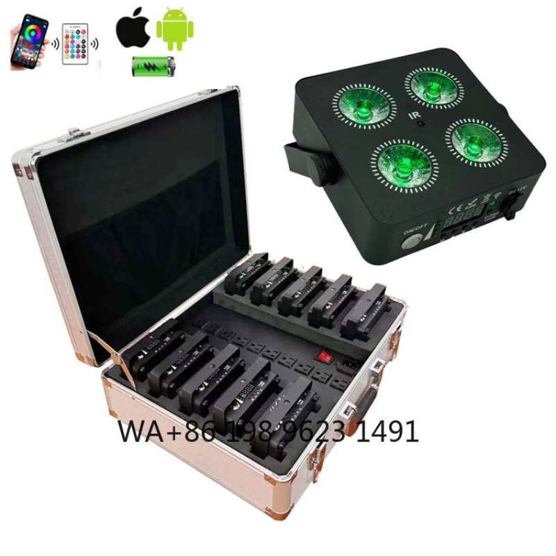 4X18W RGBWA+UV 6IN1 Mini Wirel - огляд і ціна Lighting Decor For Wedding