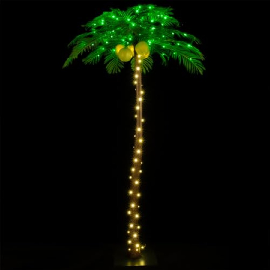 7ft Lighted Palm Tree with 208 - огляд і ціна Lighting Tree Decor