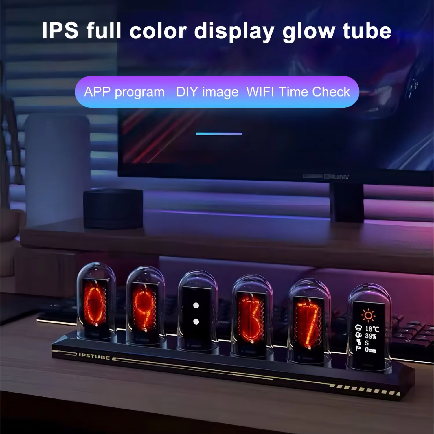 RGB Nixie Tube Clock LED Glows - огляд і ціна Lighting Decoration Ideas For Home