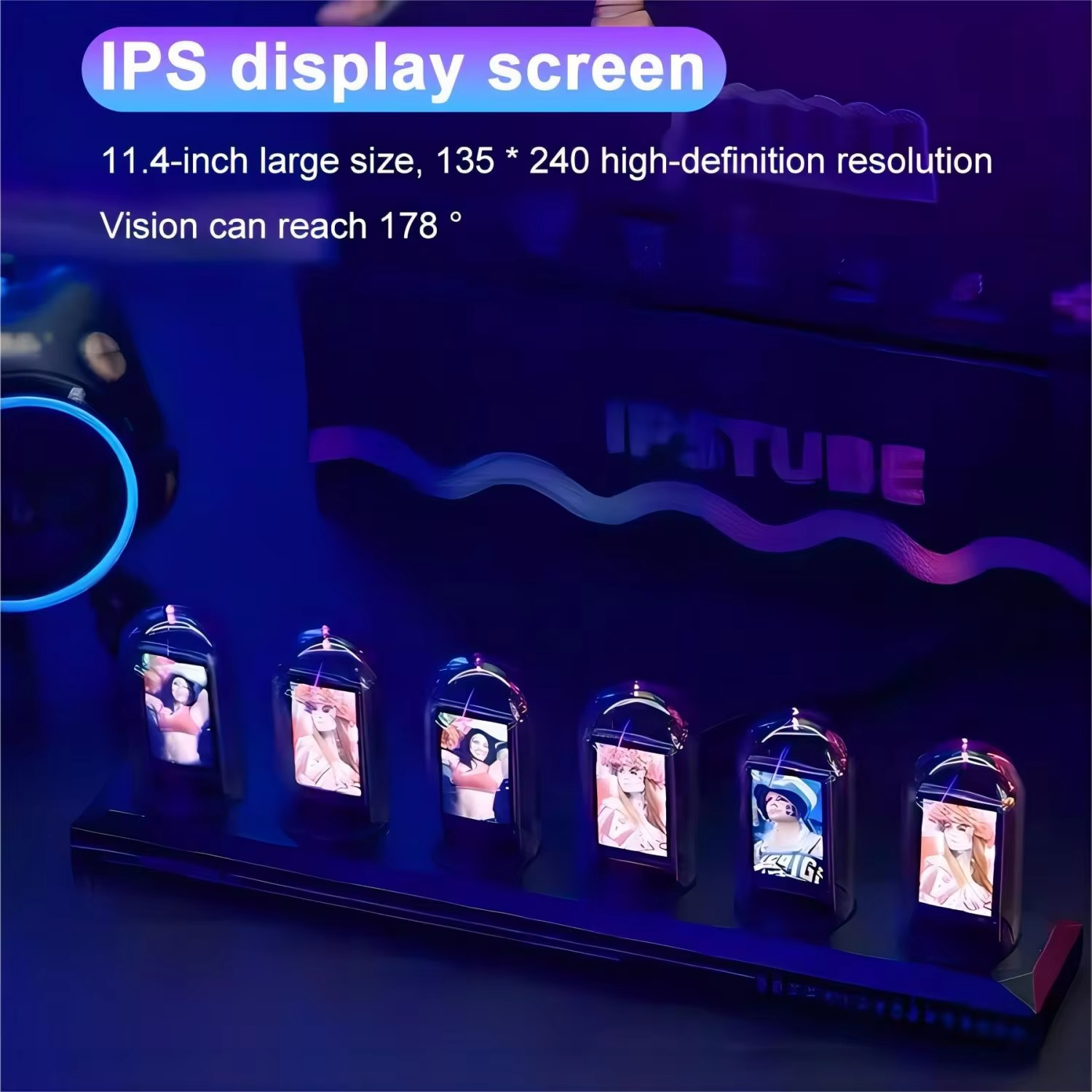 RGB Nixie Tube Clock LED Glows - огляд і ціна Lighting Decoration Ideas For Home