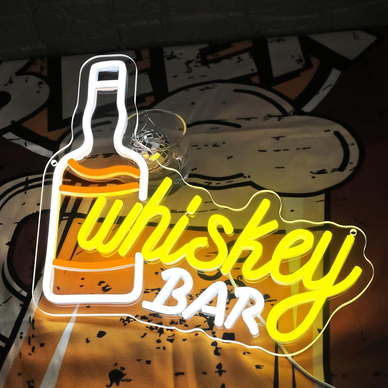 Whiskey Bar Neon Sign Business - огляд і ціна Wall Decor Lighting