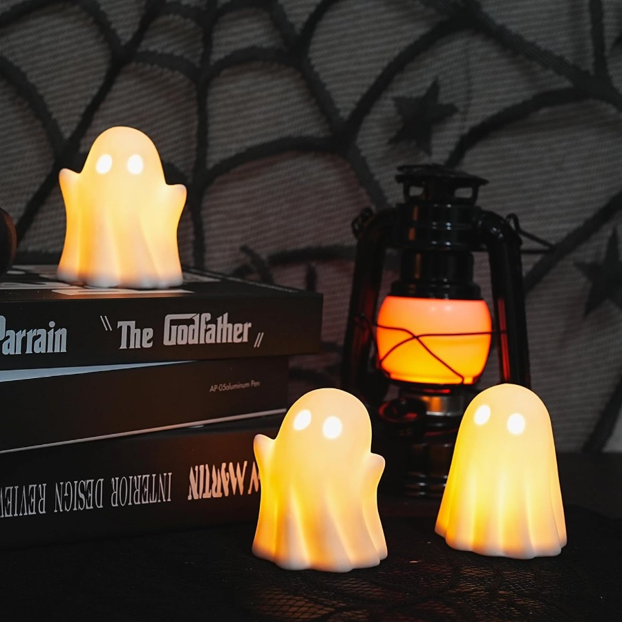 3 Pack Cute Ghost Light Up Hal - огляд і ціна Bedroom Lighting Decor Ideas