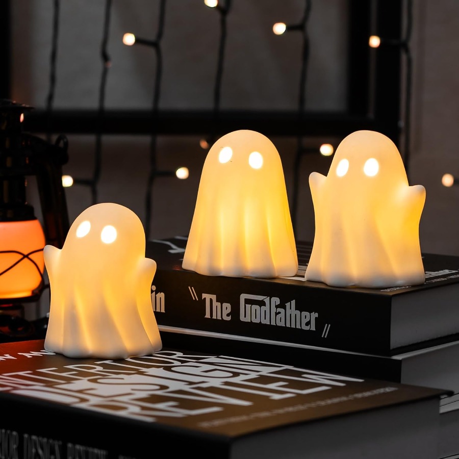 3 Pack Cute Ghost Light Up Hal - огляд і ціна Bedroom Lighting Decor Ideas