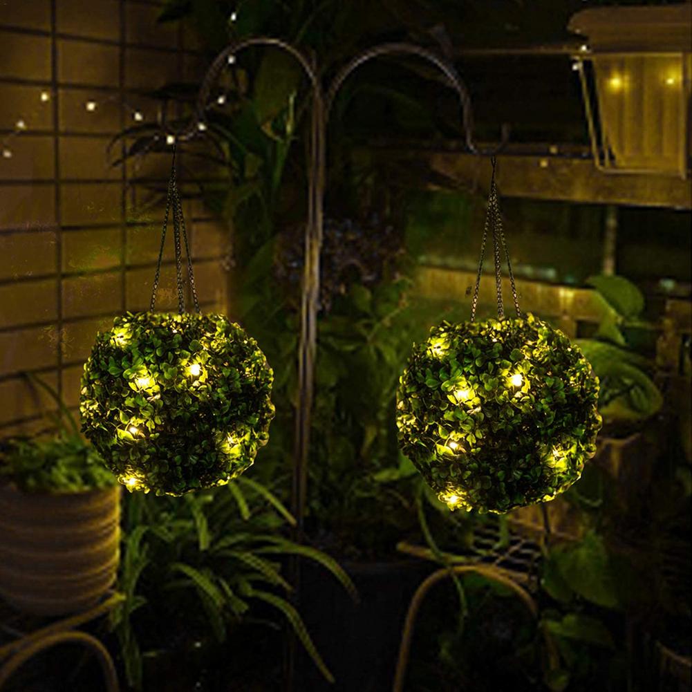 Artificial Plant Topiary Ball  - огляд і ціна Outdoor Lighting Wedding Decor