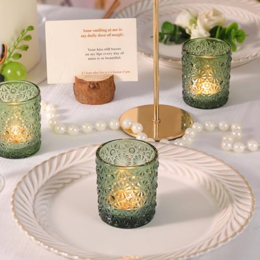 Votive Candle Holder Set of 36 - огляд і ціна Vintage Lighting Decor