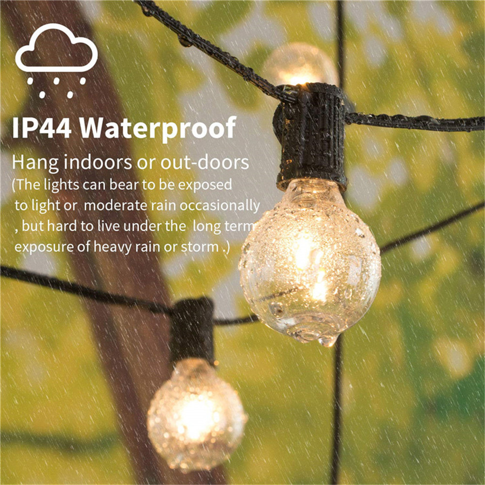 Outdoor G40 Patio String Light - огляд і ціна Outdoor Lighting Wedding Decor