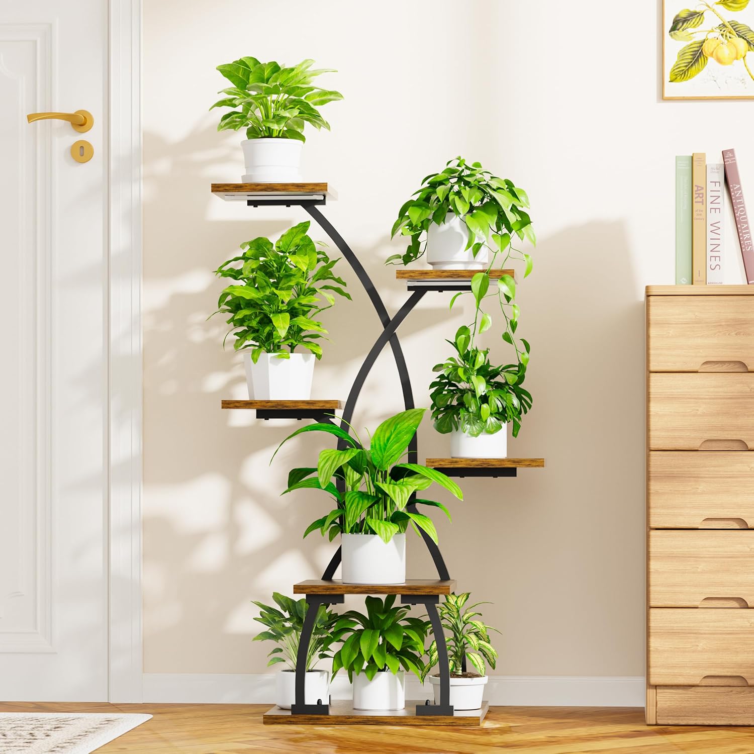6-Tier Plant Stand with Grow L - огляд і ціна Lighting Home Decor Products