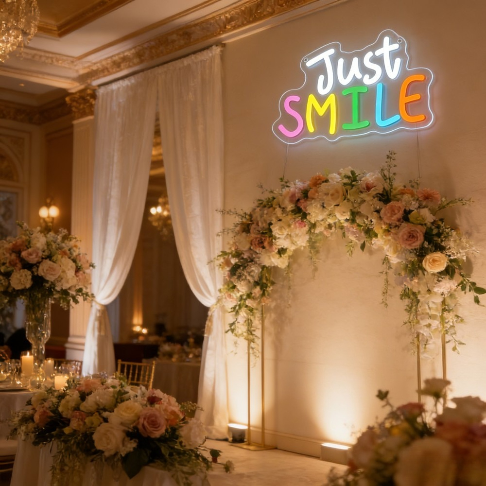 Just Smile Neon Sign USB Dimma - огляд і ціна Bedroom Lighting Decor Ideas
