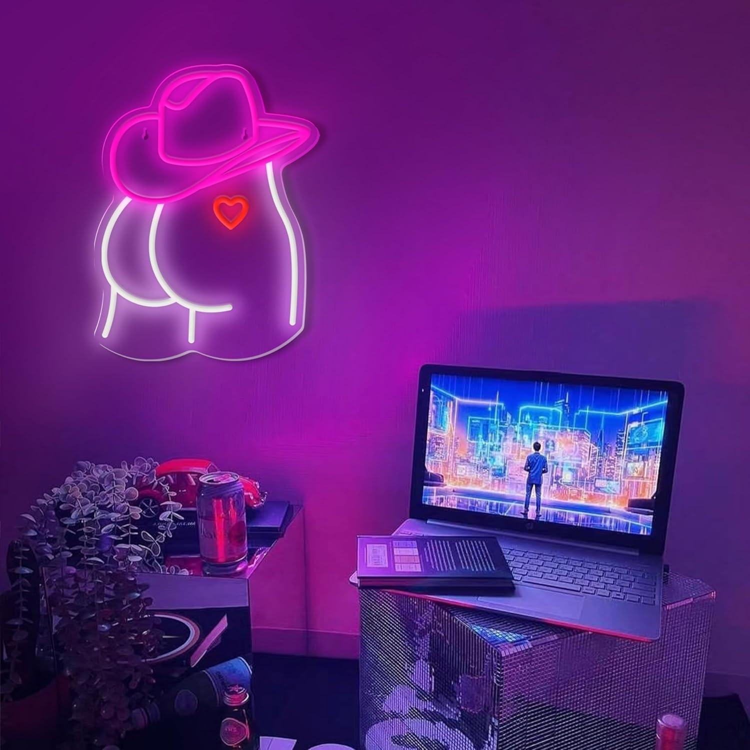 Cowgirl Neon Sign Dimmable LED - огляд і ціна Led Lighting Wall Decor