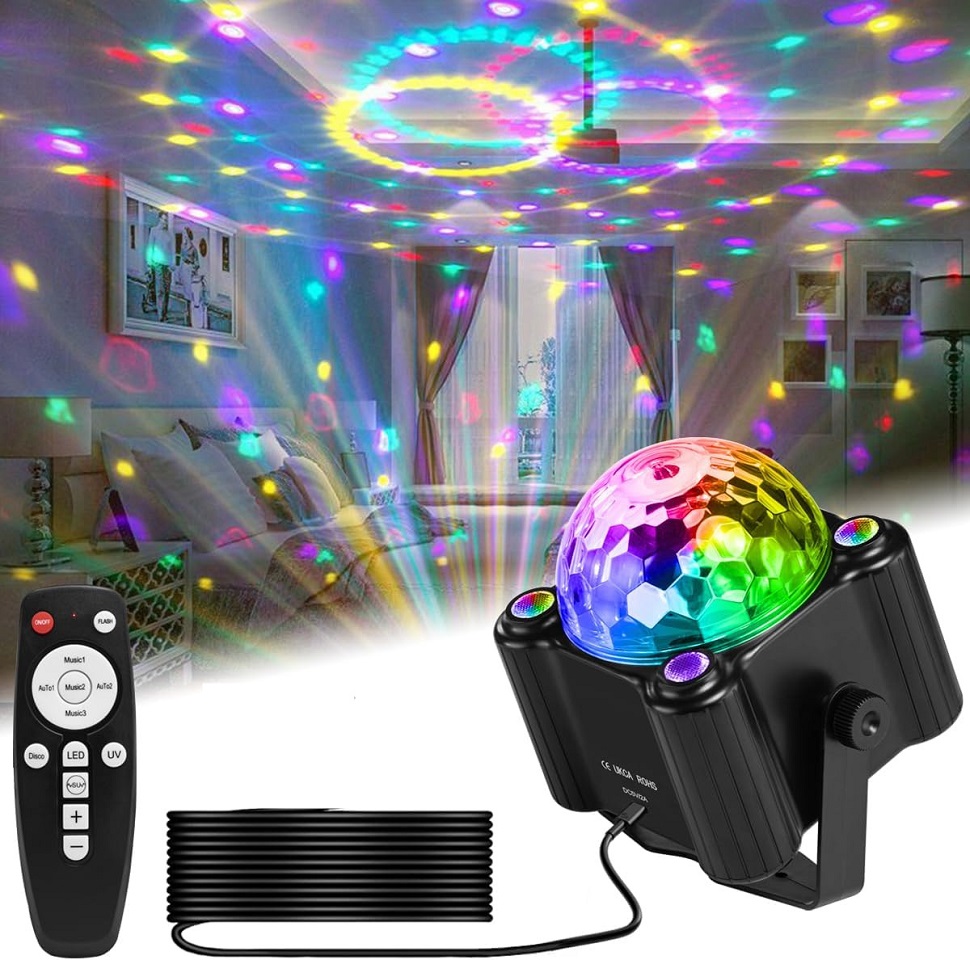 Party Lights Dj Disco Ball Lig - огляд і ціна Lighting Effect Home Decor