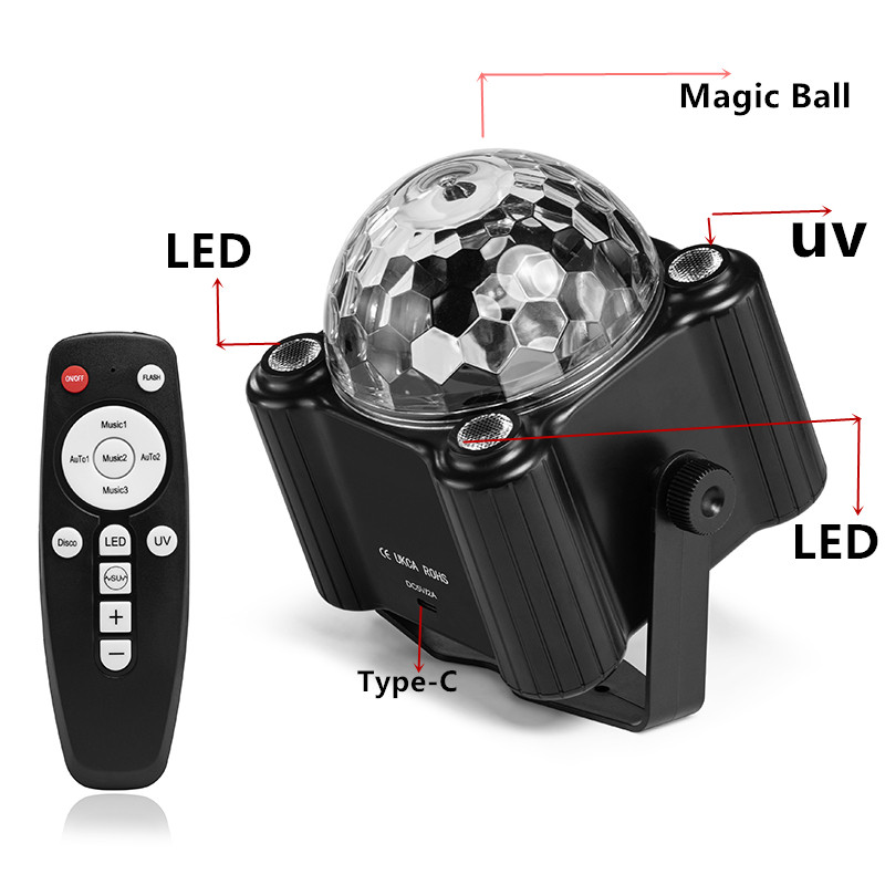 Party Lights Dj Disco Ball Lig - огляд і ціна Lighting Effect Home Decor