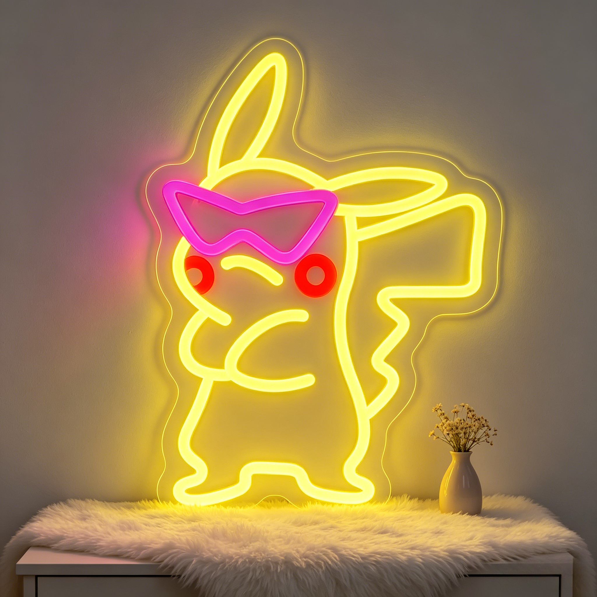 Anime Pink Sunglasses Pikachu  - огляд і ціна Bedroom Lighting Decor Ideas