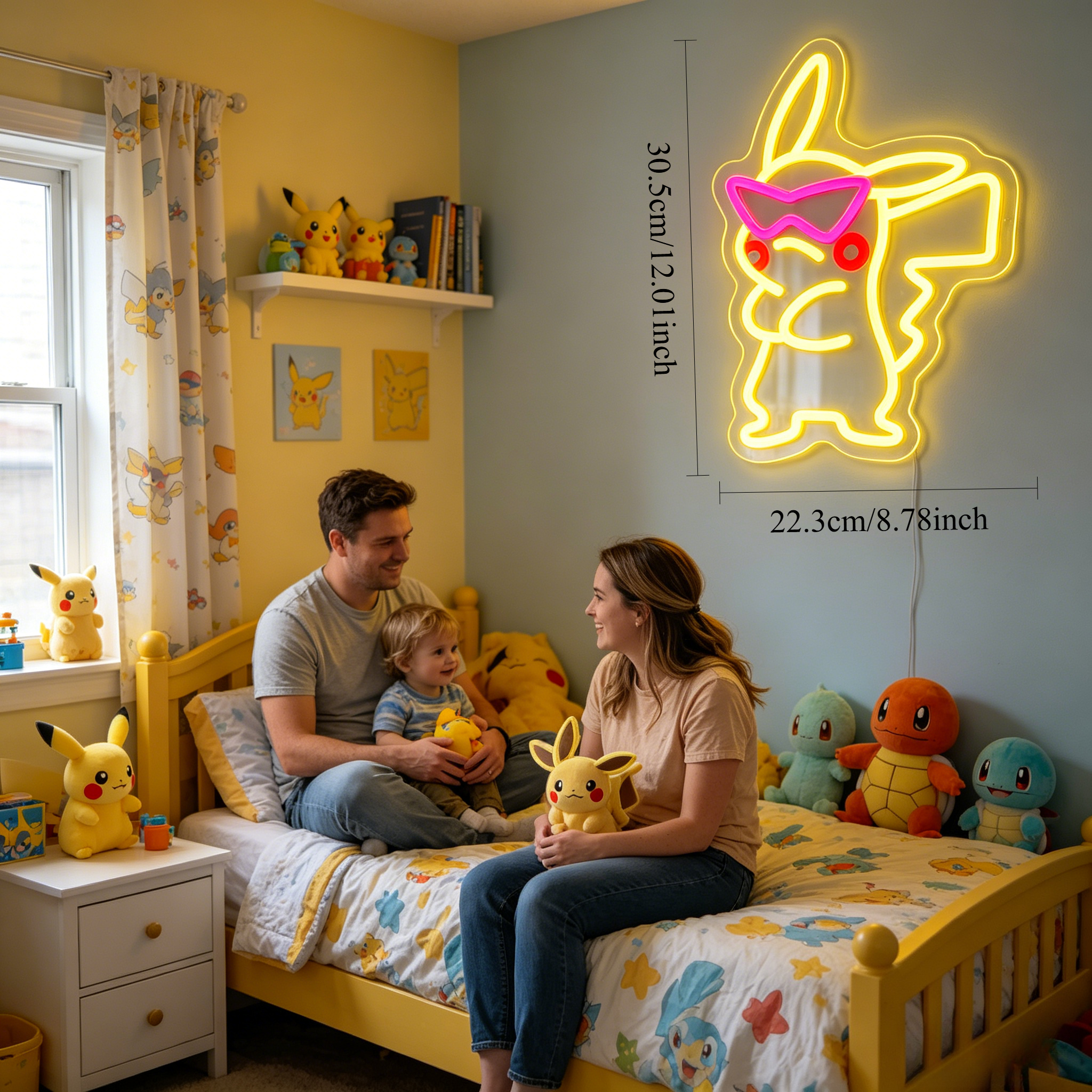 Anime Pink Sunglasses Pikachu  - огляд і ціна Bedroom Lighting Decor Ideas