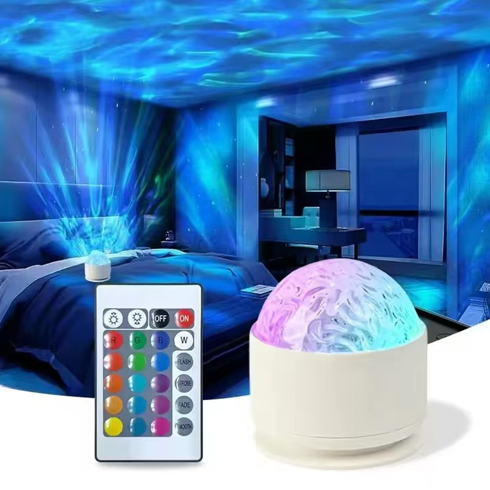 1pcs 2-in-1 Aurora Borealis &  - огляд і ціна Bedroom Lighting Decor Ideas