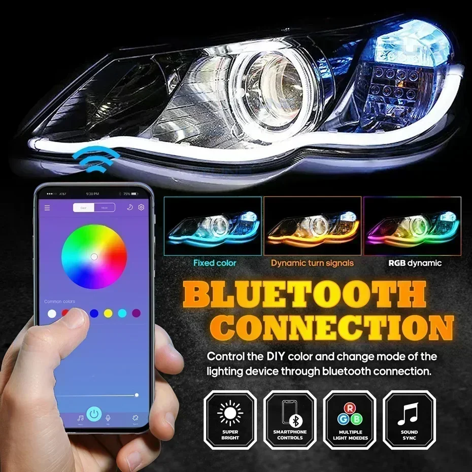 12V DRL Car LED Daytime Runnin - огляд і ціна Lampu Lighting Decor