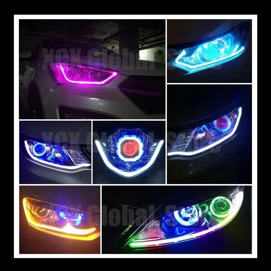 12V DRL Car LED Daytime Runnin - огляд і ціна Lampu Lighting Decor